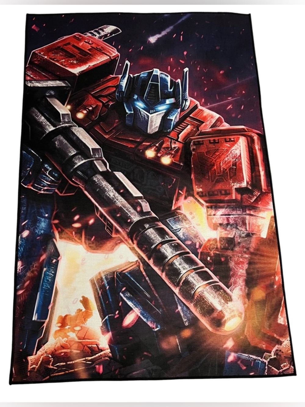 Transformers Optimus Prime Gamer Rug -Brand New